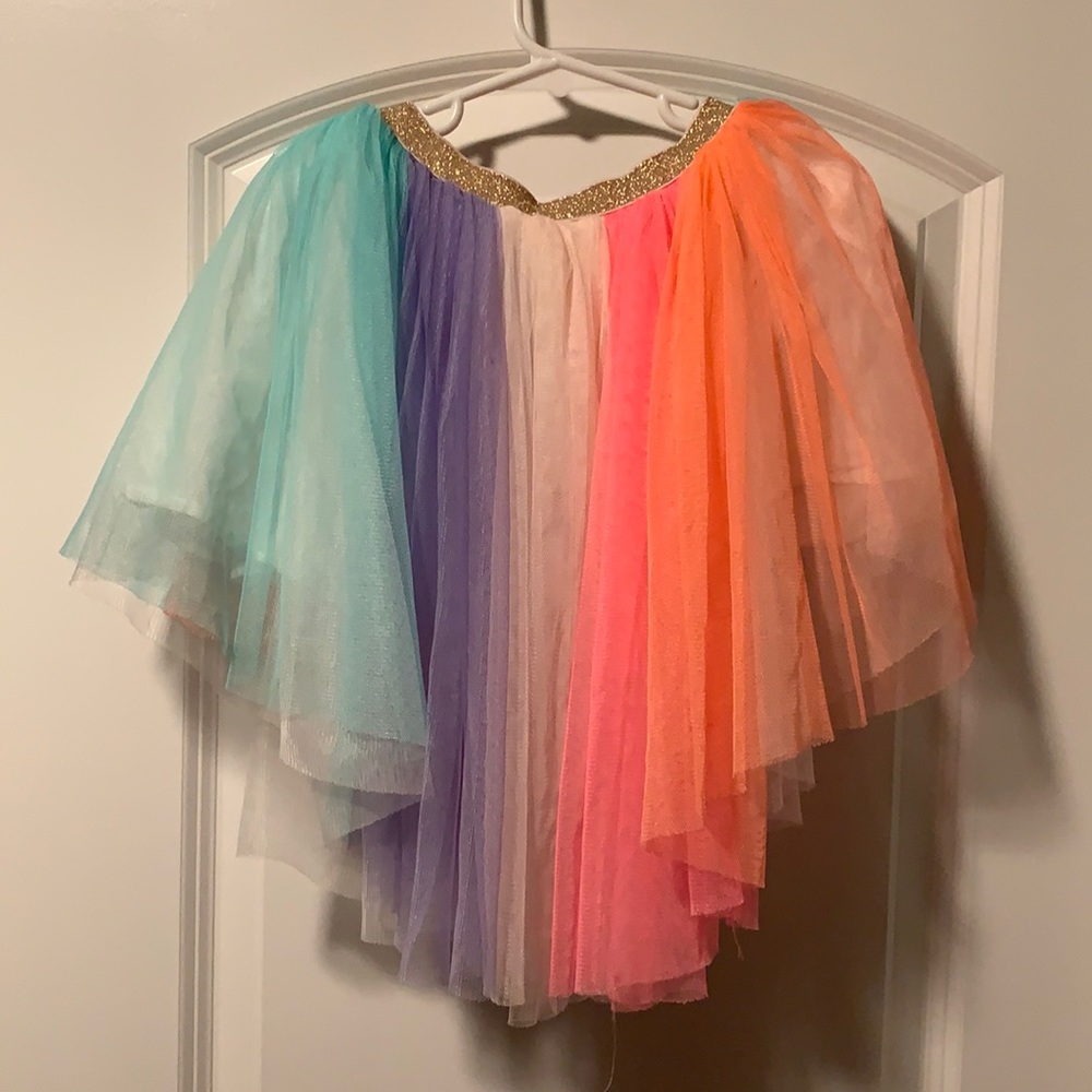 Toddler 3-4 High Low Unicorn Tulle Skirt 🦄